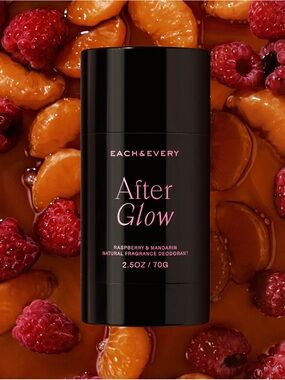 After Glow Natural Deodorant - Black (Raspberry & Mandarin)